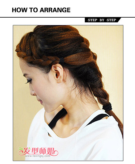 ��������Ů���෢��� ˫��Ы�ӱ趯��DIY