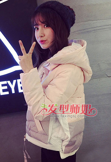 长脸女生适合的长卷发发型图片 女生长卷发发型