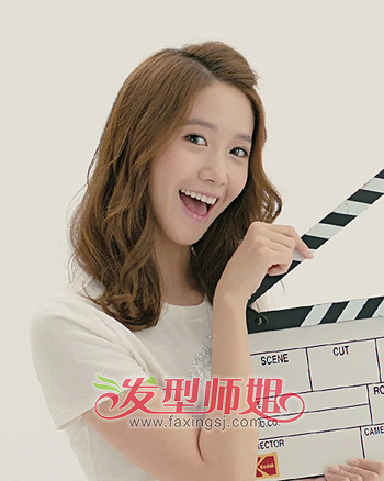 韩国美女发型图片长发螺旋烫 螺旋烫卷发发型图片