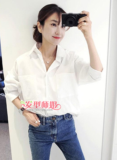 适合瘦脸妹妹的发型 戴眼镜瘦脸适合什么发型