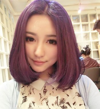 中分内扣梨花头图片 哪些人适合中分梨花头