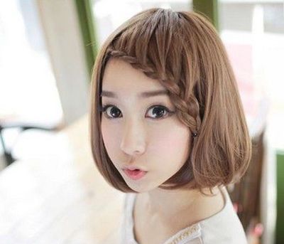 适合圆脸的短发发型图片2016女 短发圆脸发型图片2016女