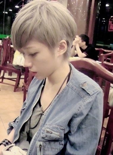 帅气的波波头 女生波波头的短发