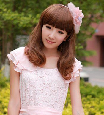 长脸女孩适合梨花头发型吗 适合长脸的内扣梨花头发型图片