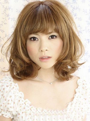 脖子短脸大的女孩子适合的发型 大脸女生发型