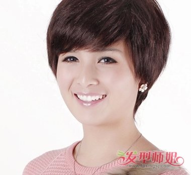 中年圆脸有什么适合的发型 50中年圆脸妇女发型