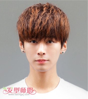 脸小的男生适合烫什么发型 男士烫发发型图片