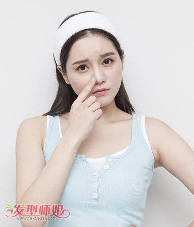 脸大学生的发型 学生马尾怎样显脸小