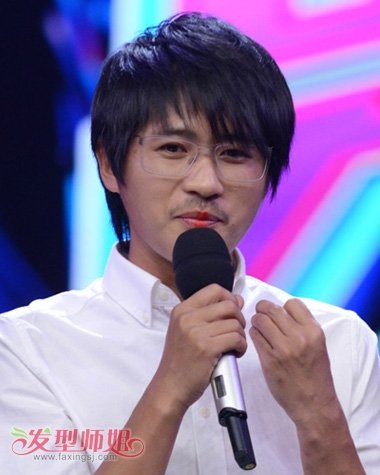 比较自然的男生纹理烫发型图片 纹理烫短发发型图片