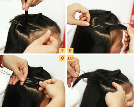 3岁小孩怎么扎小短辩 儿童扎辩发型图解