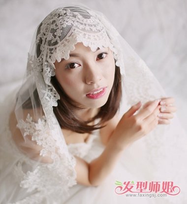 大脸女生怎么做新娘发型 适合大脸胖女孩的发型