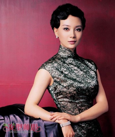 李冰冰美艳古典旗袍造型 女星旗袍发型谁最美