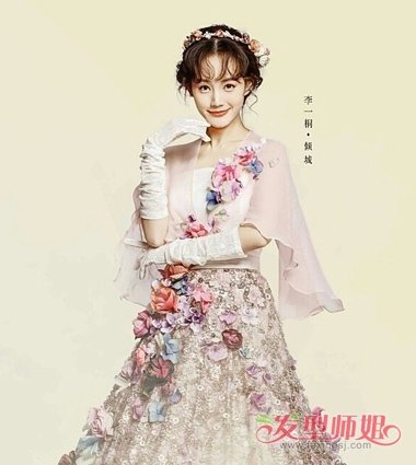 李一桐半妖再袭 民国剧更爱卷发盘发