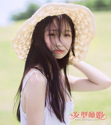 夏天长直发女生适合梳什么样的发型 中学生长直发夏季发型