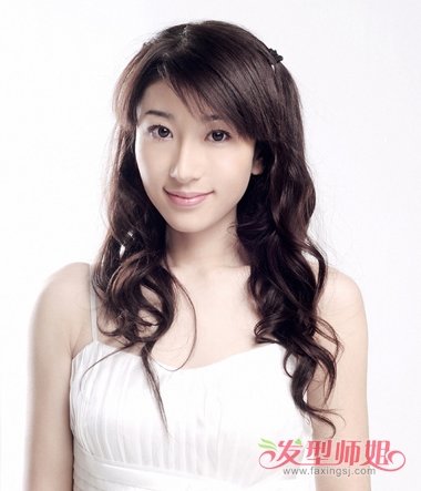 额头低的女孩发型 现代女孩发型的类型图解