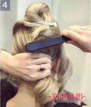 高贵大气优雅盘发教学 欧美成熟优雅盘发发型