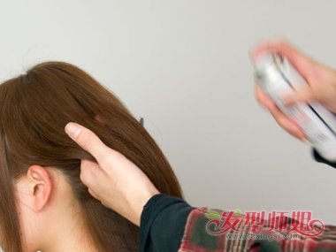 教我做齐肩盘发 齐肩发怎么盘发