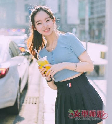 特随意的那种韩版马尾怎么扎出来的 夏季随意马尾辫扎发发型