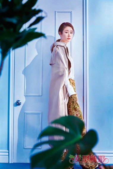 初为人母的杂志写真发型示范 女星林心如的清新自然造型