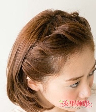 女孩最美的短发辫子 最美辫子的编法图解步骤