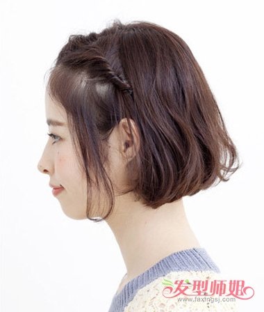 女孩最美的短发辫子 最美辫子的编法图解步骤