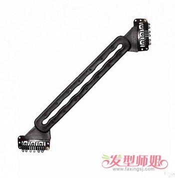 日本编辫子盘发器的使用图解 盘发器盘头发的简单方法