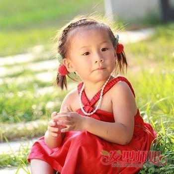 宝宝娃娃头怎么扎辫子 女童娃娃头怎么扎
