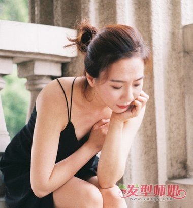 头发少怎么盘头发简单好看 头发少最简单盘发发型