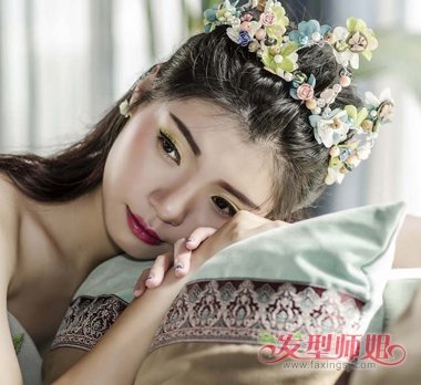 美丽俏佳人头发少如何设计发型 头发少细适合的发型