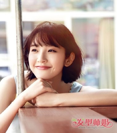 韩国妹妹头 圆脸的人适合妹妹头吗