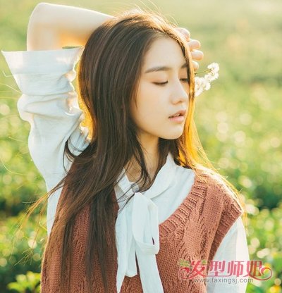 金桂飘香正是出游好时节 2017秋季女生小清新散发发型正当时