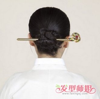 韩式古典发型 韩版发型制作过程