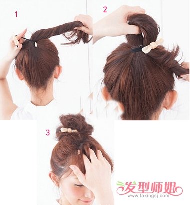 弧形大发夹怎么梳头发好看 好看的中学生发型梳法
