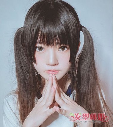 超简单初中生发型梳法 中学生梳什么好看的发型图解