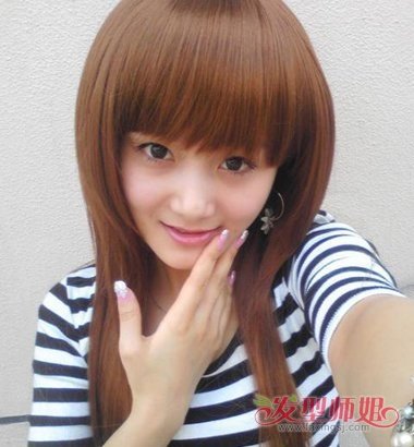 水母头学生发型图片 和水母头相似的发型