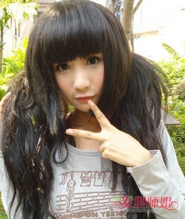 水母头学生发型图片 和水母头相似的发型