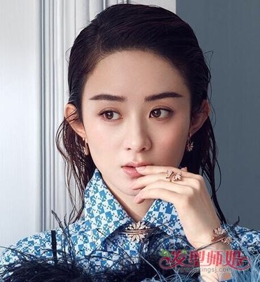 wuli颖宝大片写真不要太女神 大背头+深V上演霸气诱惑