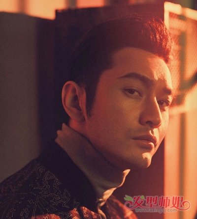 小海绵正面照曝光黄晓明暴怒？ 黄晓明靠超短发发型减龄塑型