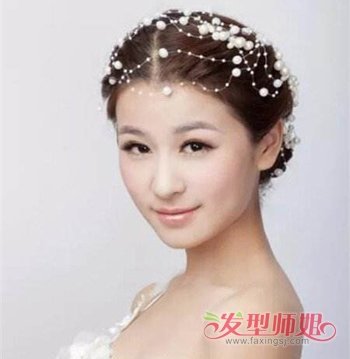 短沙宣头能盘新娘头吗 韩国新娘沙宣发型图片