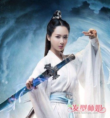 杨紫发际线前后对比图片 杨紫陆雪琪发型教程