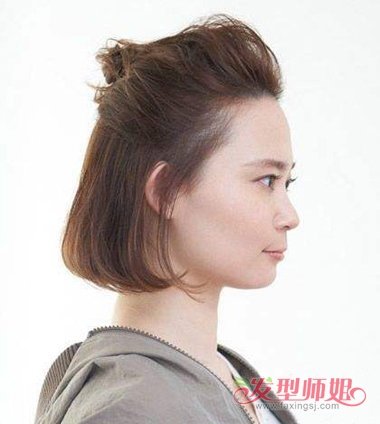 梨花发型怎么扎好看 梨花烫短发扎发