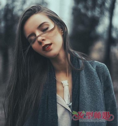 森女系唯美意境发型 森系女生微高冷发型