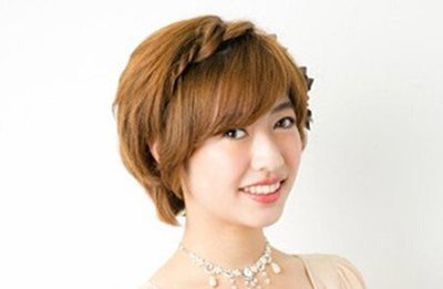 超短发也能做扎发 女生超短发个性扎发发型图片