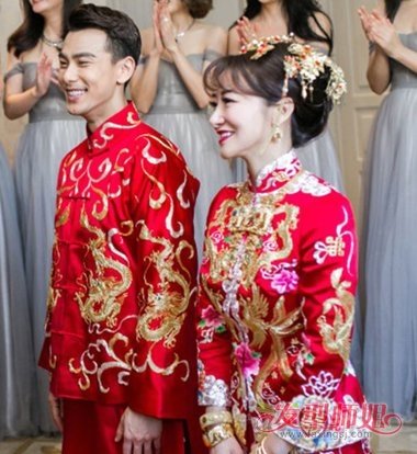 陈紫涵秀禾发型怎么梳 陈紫函结婚秀禾发型