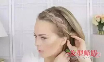 林心如适合什么发型 林心如花环编发教程