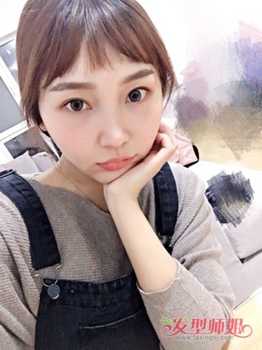 二次元刘海配短发除外适合留长发吗 美爆棚精致微卷发点亮时尚度