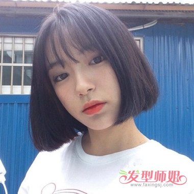 日系原宿风cool girl短发组团来袭 不用剪特别短的发型就能帅起来