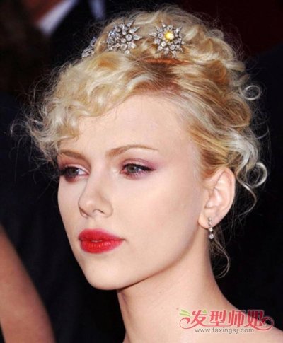 寡姐的法式盘发太美了！ Scarlett Johansson百变法式盘发欣赏