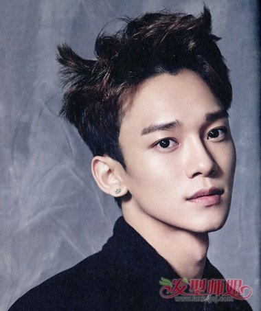 头发细软用哪款发型才能显帅 男士头发稀少梳个蓬松感高的发型好了