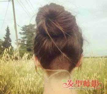 后脑勺碎发太多怎么扎马尾辫 那就将后脑勺碎发剃掉好了